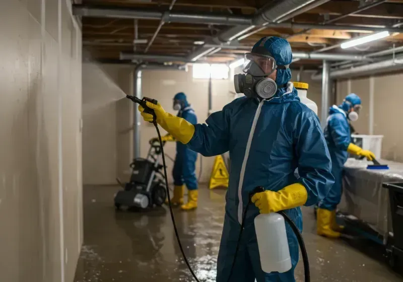 Basement Sanitization and Antimicrobial Treatment process in Poinsett County, AR